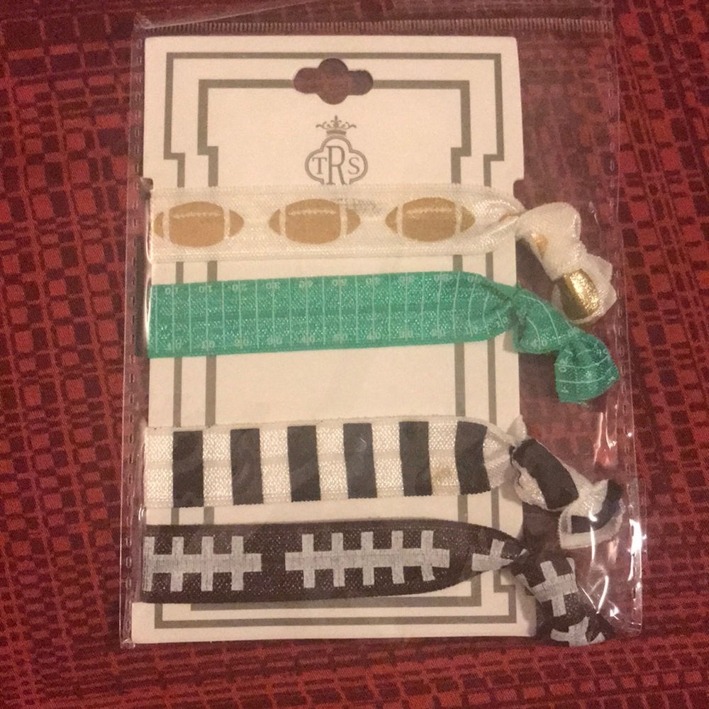 NWT Football 🏈 Glamour Hair Ties